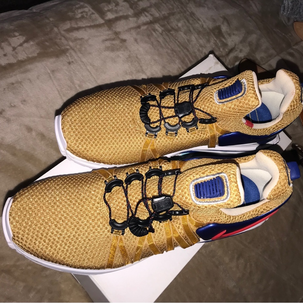 Nike Shox Gravity Shox World Cup USA Gold Blue-Red Men’s Size 8